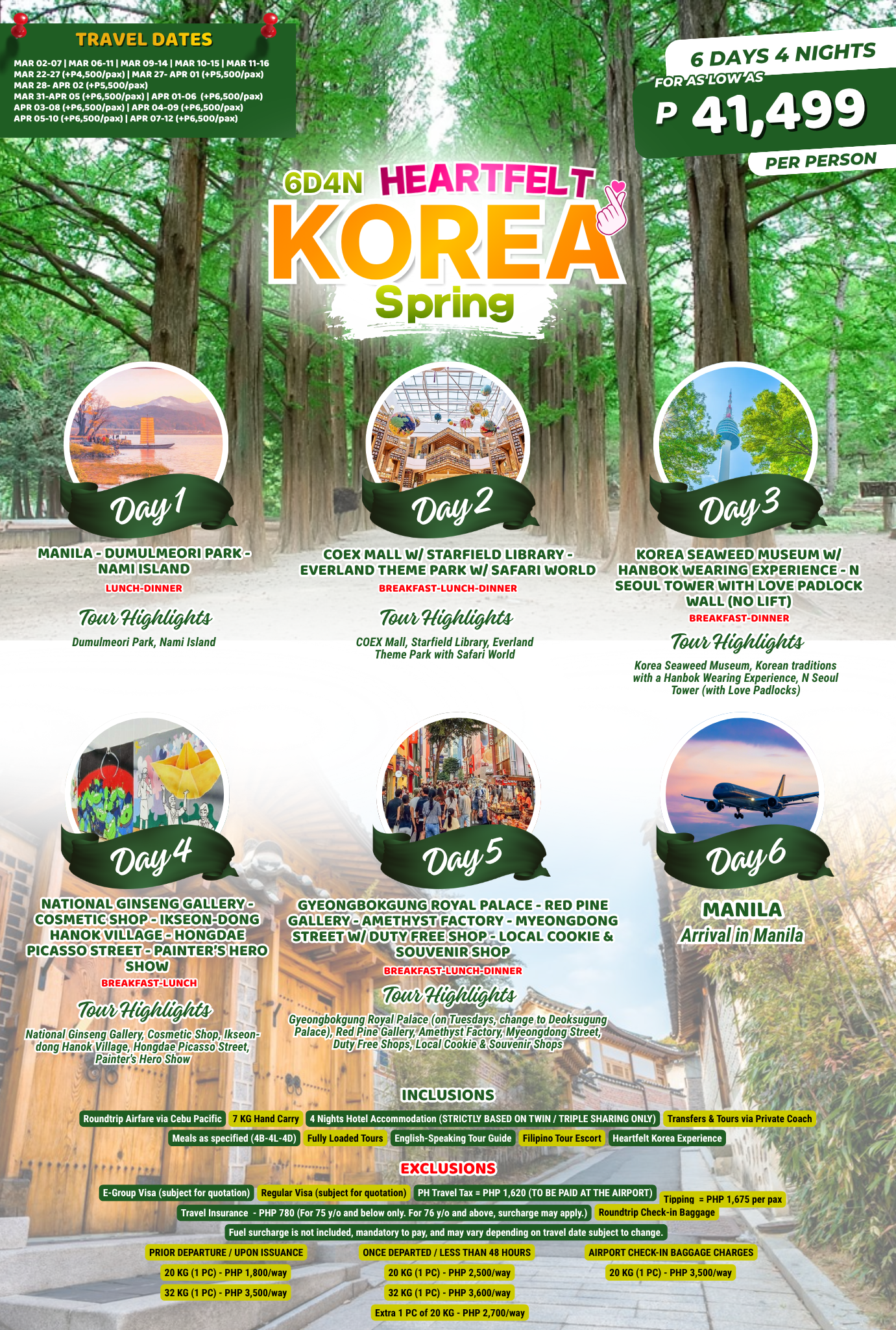 6D4N Heartfelt Korea Spring 2027