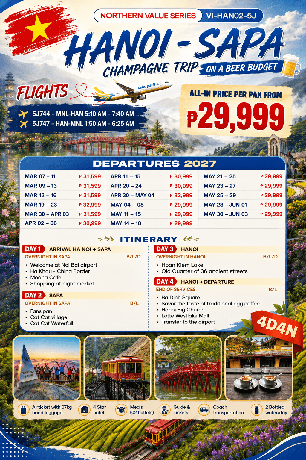 Hanoi – Sapa 2027 — Northern Value Series