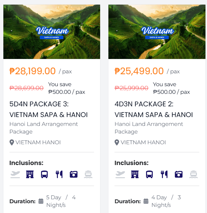 4D3N Package 2: Vietnam Sapa & Hanoi